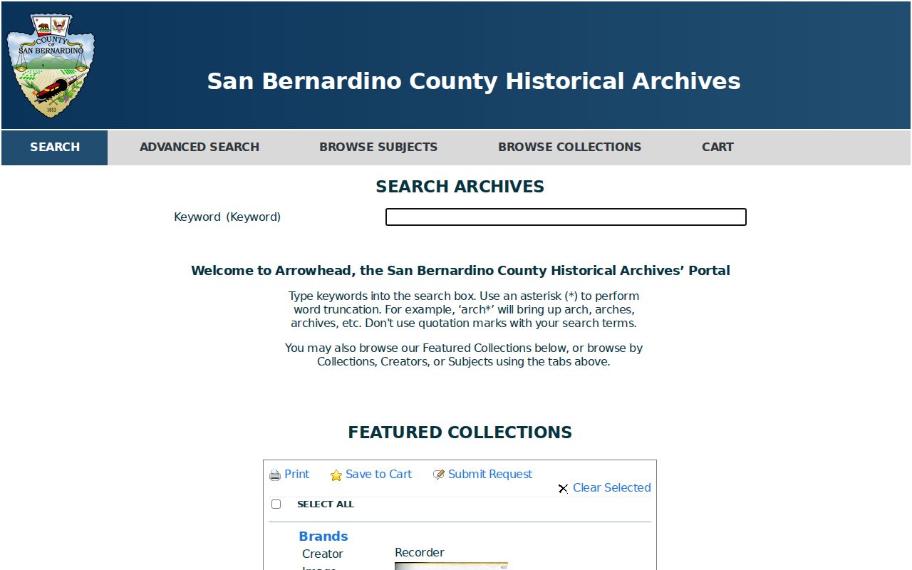 Adelanto city directory County Archives catalog search